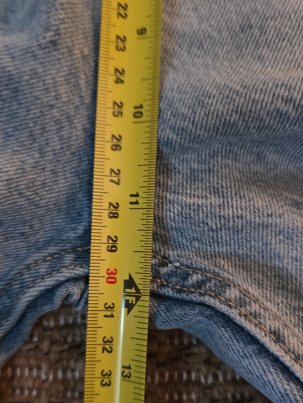 Zara Size 4 Wide Leg High Rise Distressed Blue Jean - Picture 7 of 8